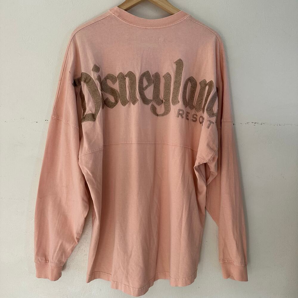 Disney‎ Parks Disneyland Resort Spirit Jersey Glitter Puff Print Shirt Adult Med